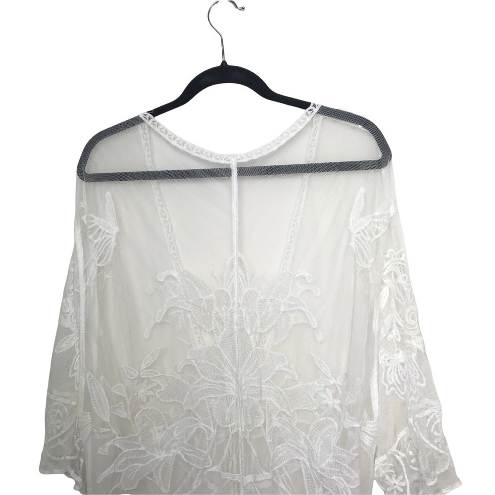 Cupshe White Lace Beach Cover Up - Picture 6 of 11